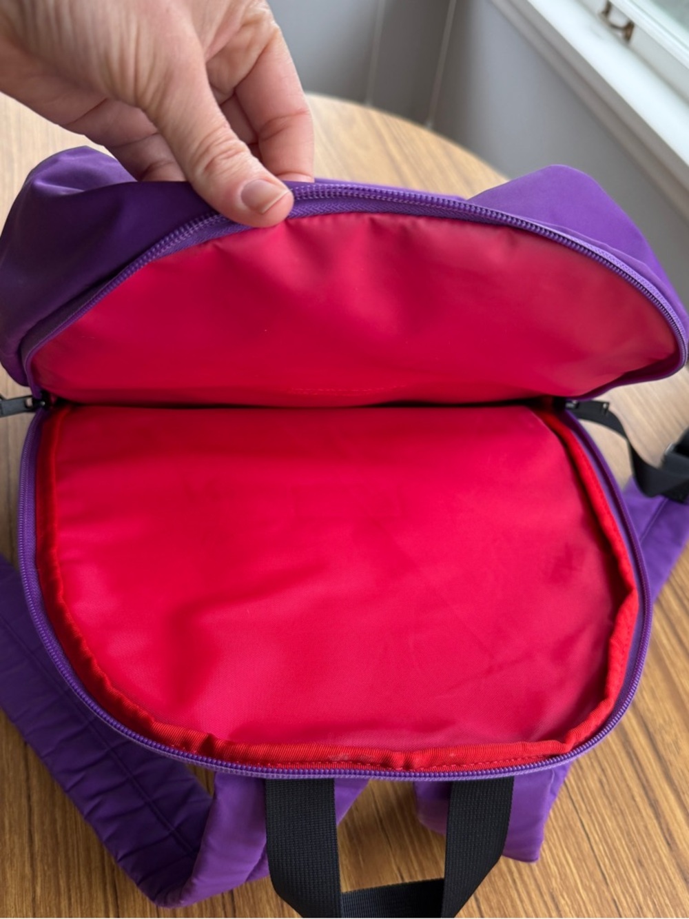 Porter Yoshida & Co Nylon Backpack Purple Pink - Picture 7 of 9